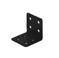 GB versterkingshoek 40x40/ 40x2.0 epoxy zwart etiket | 250 stuks - 17770022