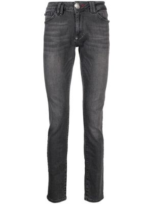 Philipp Plein jean à coupe slim - Gris