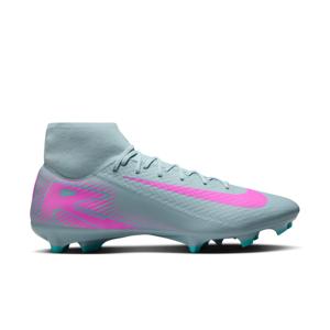 Nike Zoom Mercurial Superfly 10 Academy Gras / Kunstgras Voetbalschoenen (MG) Lichtblauw Felroze