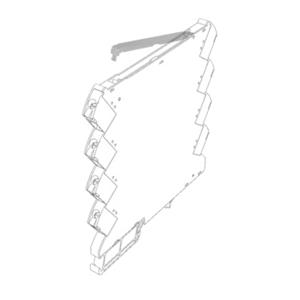 Weidmüller CH20M6 C TP DIN-rail-behuizing draaibaar deksel 69.8 x 6.1 x 6.75 50 stuk(s)