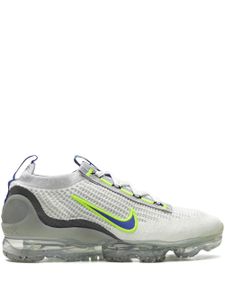 Nike baskets Air VaporMax 2021 FK 'White Royal Volt' - Gris