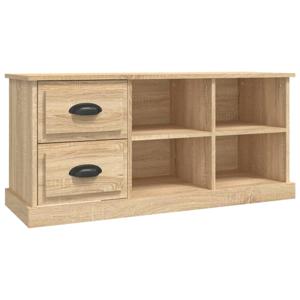 The Living Store TV-meubel - TV-kast - 102 x 35.5 x 47.5 cm - Sonoma eiken