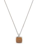 Tom Wood collier à pendentif Tiger Eye - Argent - thumbnail