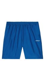 Off-White short de bain à imprimé Arrows - Bleu