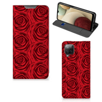 Samsung Galaxy A12 Smart Cover Red Roses - thumbnail