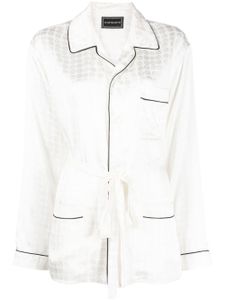 10 CORSO COMO chemise à taille ceinturée - Blanc