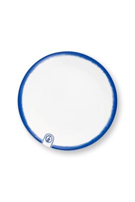 Pip Studio Bord Pip & The Blue Bird Dip Dye Wit 18cm