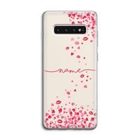 Hartjes en kusjes: Samsung Galaxy S10 4G Transparant Hoesje