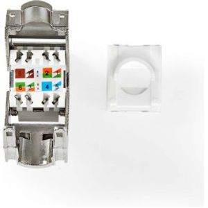 Keystone | CAT7 | RJ45 Female | S/FTP | Metaal | Doos