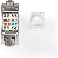 Keystone | CAT7 | RJ45 Female | S/FTP | Metaal | Doos