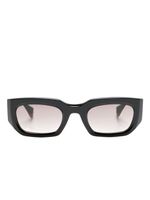 GIGI STUDIOS lunettes de soleil Natalie à monture rectangulaire - Noir