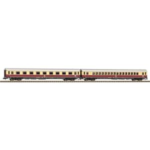 Piko N 40672 N 2-delige set IC-wagens Merkur van de DB
