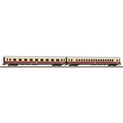 Piko N 40672 N 2-delige set IC-wagens Merkur van de DB