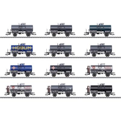 Märklin 00719 H0 ketelwagen-display van de DB Märklin 00719 H0 ketelwagen-display van de DB