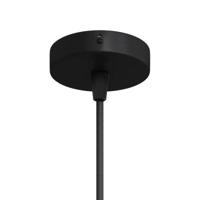 Kap zwart 1 uitgang metaal trekontlaster 83mm