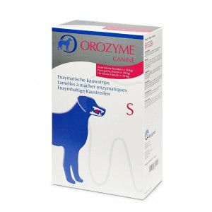 Orozyme enzymatische kauwstrips S voor de hond 3 x 224 g