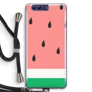 Watermeloen: Honor 9 Transparant Hoesje met koord
