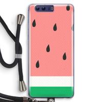 Watermeloen: Honor 9 Transparant Hoesje met koord
