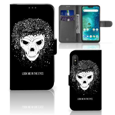 Telefoonhoesje met Naam Xiaomi Mi A2 Lite Skull Hair Telefoonhoesje met Naam Xiaomi Mi A2 Lite Skull Hair