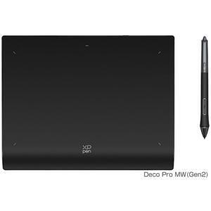 XPPen Deco Pro MW grafische tablet Zwart 5080 lpi 228 x 152 mm USB/Bluetooth