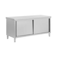 RVS werkkast met schuifdeuren - ECO - 180 x 70 cm - 500 kg - Royal Catering RVS werkkast met schuifdeuren - ECO - 180 x 70 cm - 500 kg - Royal Catering