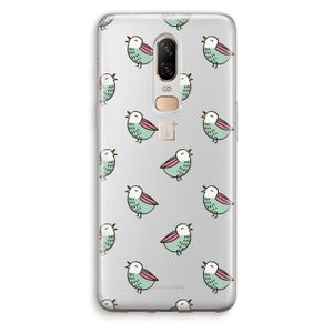 Vogeltjes: OnePlus 6 Transparant Hoesje