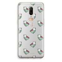 Vogeltjes: OnePlus 6 Transparant Hoesje