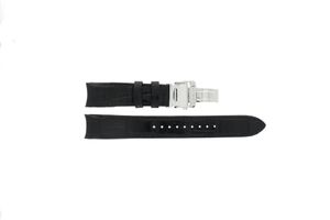 Horlogeband Seiko SNP049P1 / 7D48-0AG0 02B / L01J011J0 Leder Zwart 20mm
