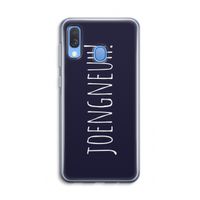 Joengneuh!: Samsung Galaxy A40 Transparant Hoesje