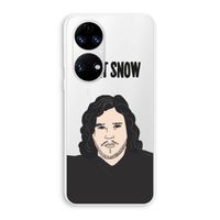 Let It Snow: Huawei P50 Transparant Hoesje