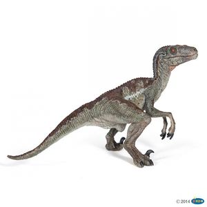 Plastic velociraptor dinosaurus 15 cm