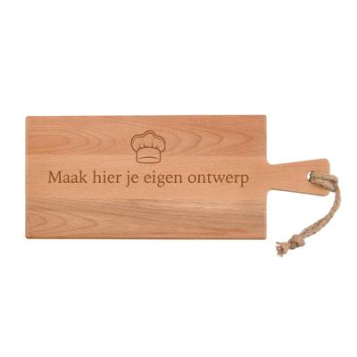 'Beukenhout Serveerplank met eigen ontwerp (49cm)' kopen?