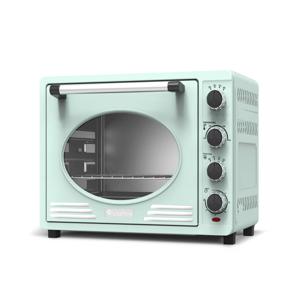 TurboTronic EV35R Retro Elektrische Oven - 35 liter - Turquoise