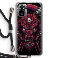 Hell Hound and Serpents: Xiaomi Redmi Note 10S Transparant Hoesje met koord