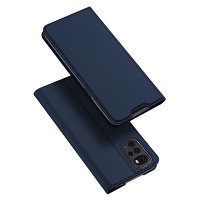 Dux Ducis - Slim bookcase hoes - Motorola Moto G200 - Blauw