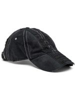 Diesel casquette en jean à effet usé C-Geir - Noir