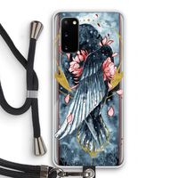 Golden Raven: Samsung Galaxy S20 Transparant Hoesje met koord