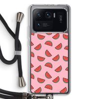 Watermeloen: Xiaomi Mi 11 Ultra Transparant Hoesje met koord