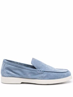 Moorer mocassins en daim - Bleu