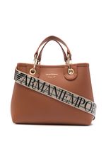 Emporio Armani sac cabas à bride à logo - Marron