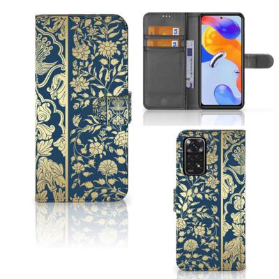 Xiaomi Redmi Note 11 Pro 5G/4G Hoesje Beige Flowers | Portemonnee hoesje