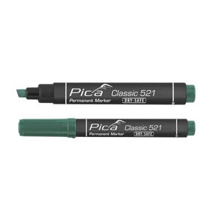 Pica 521/36 Permanent Marker beitel groen VE=10 - PI52136