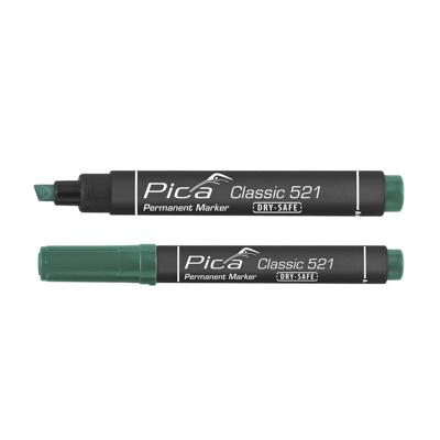 Pica 521/36 Permanent Marker beitel groen VE=10 - PI52136