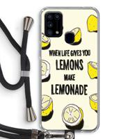 Lemonade: Samsung Galaxy M31 Transparant Hoesje met koord