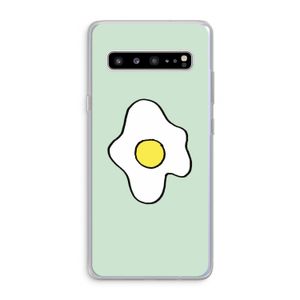 Spiegelei: Samsung Galaxy S10 5G Transparant Hoesje