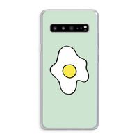 Spiegelei: Samsung Galaxy S10 5G Transparant Hoesje
