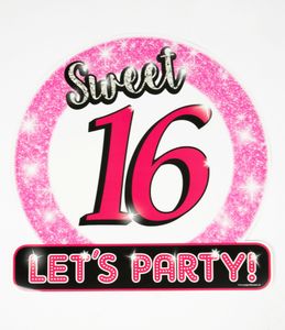 Huldeschild Sweet Sixteen Roze