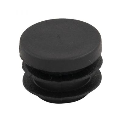 Insteekdop rond 19 mm. platte kop