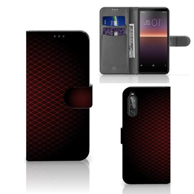 Sony Xperia 10 II | Telefoon Hoesje | Geruit Rood
