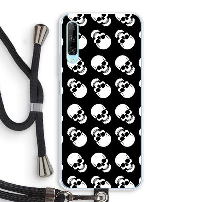 Musketon Skulls: Huawei P Smart Pro Transparant Hoesje met koord